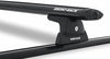Rhino Rack 2005-2020 Compatible With Toyota Tacoma 3rd Gen 4dr Pick Up Double Cab Vortex RLT600 Trackmount Black 2 Bar Roof Rack JA8955