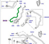 Genuine LAND ROVER HEATER WATER HOSE RANGE ROVER 03-05 NEW PCH001061