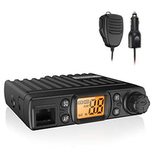 Radioddity CB-27 Mini CB Radio Mobile 40-Channel, AM Instant Emergency Channel 9/19, RF Gain with Removable Microphone