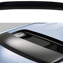 Puermto 38'' Universal Tape On Rainproof Sunroof Moonroof Wind Deflector Thickness Dark Smoke Tint Top Sun Moon Roof Rain Snow Guard Window