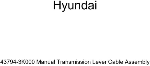 Genuine Hyundai 43794-3K000 Manual Transmission Lever Cable Assembly