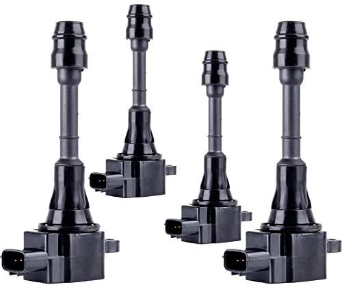 ECCPP Ignition Coil Pack Set of 4 Compatible with Nissa-n Sentra Altima X-Trail 2002-2006 Replacement for UF350 5C1395 for Travel, Transportation and Repair