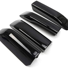 Black SUV Roof Rails Rack Leg Cover End Cap Protector Cover For Toyota 4Runner N210 2003-2009