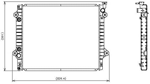 Denso 221-3139 Radiator