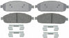 ACDelco 14D1080CH Advantage Ceramic Front Disc Brake Pad Set with Hardware