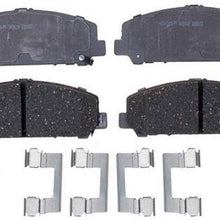 ACDelco 14D1286CH Advantage Ceramic Front Disc Brake Pad Set with Hardware