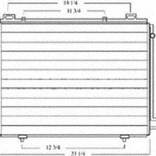 Spectra A/C Condenser 7-4814