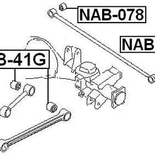 5504541G00 - Arm Bushing (for Lateral Control Rod) For Nissan - Febest