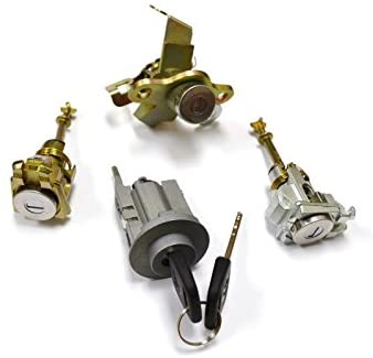 PT Auto Warehouse LS-23 - Ignition, Door, Trunk Lock Cylinders with Keys Set