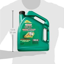 Castrol 03111 GTX High Mileage 10W-40 Synthetic Blend Motor Oil, 5 Quart, 3 Pack