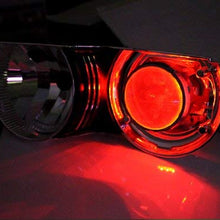 iJDMTOY Sports Hot Red Devil Demon Eye LED Strips Modules Compatible With Projector Headlights Retrofit