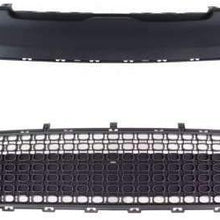 Bumper Kit Compatible with KIA SOUL 2014-2016 Set of 2 With Front Bumper Cover and Grille Assembly CAPA