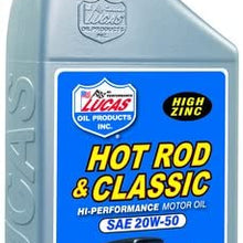 Lucas Oil 10689 20W-50 Petroleum Oil - 1 Quart Bottle