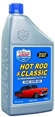 Lucas Oil 10689 20W-50 Petroleum Oil - 1 Quart Bottle