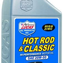 Lucas Oil 10689 20W-50 Petroleum Oil - 1 Quart Bottle