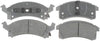 ACDelco 14D506M Advantage Semi-Metallic Front Disc Brake Pad Set with Wear Sensor