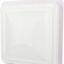 AUTOMUTO White RV-White-Pwr VK100M Universal Trailer, Camper Roof Vent Lid Cover RV, Motorhome Vent Cover 14 x 14