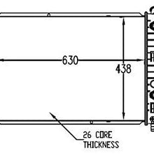 TYC 1485 Replacement Radiator