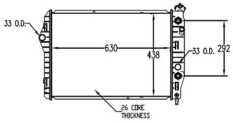 TYC 1485 Replacement Radiator