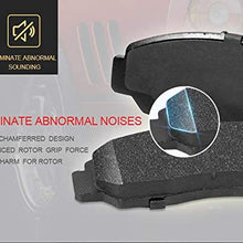 Premium Quality True Ceramic FRONT New Direct Fit Replacement Disc Brake Pad Set 0617 - FRONT 4 PIECES KIT CRD465
