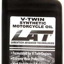 LAT 22442 'V-Twin' 20W-50 Synthetic Motorcycle Oil - 1 Quart Bottle, (Pack of 12)