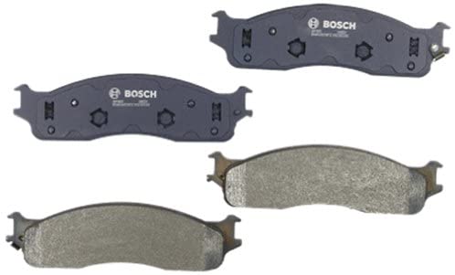 Bosch BP965 QuietCast Premium Semi-Metallic Disc Brake Pad Set For Dodge: 2006-2010 Ram 1500, 2003-2008 Ram 2500, 2003-2008 Ram 3500; Front