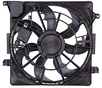 New Condenser And Engine Cooling Fan Assembly For 2017-2018 Kia Sportage & 2016-2018 Hyundai Tucson With Air Conditioning Automatic Transmission, With Module HY3115154 25380D3100