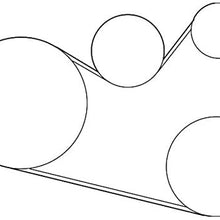 Genuine Nissan 11720-VC200 Fan and Alternator Belt