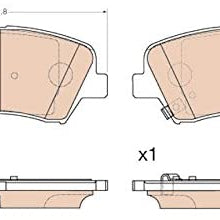TRW TPC1595 Premium Ceramic Front Disc Brake Pad Set
