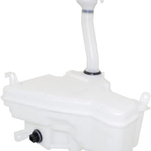 Windshield Washer Tank Assembly Compatible with Lexus IS250/IS350 14-16 W/Cap Inlet Pump and Sensor W/Headlamp Washer Holes