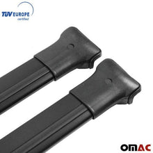 OMAC Roof Racks Cross Bars Luggage Carrier Cargo Racks Rail Aluminium Black Set 2 Pcs. for Ford Escape 2013-2019