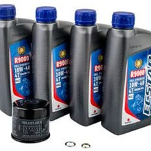 Suzuki ECSTAR R9000 10W-40 Full Synthetic Oil Change Kit for Suzuki Boulevard C50 VL800 2015-2018