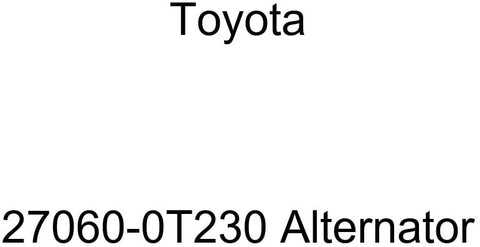 TOYOTA 27060-0T230 Alternator
