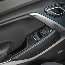 LVBAO Interior Door Handle Frame Cover Trim ABS Decoration for Chevrolet Camaro 2017+ LHD (Carbon 5033)