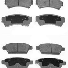Prime Choice Auto Parts SCD1164-1161 8 Ceramic Disk Brake Pads