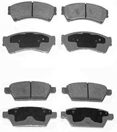 Prime Choice Auto Parts SCD1164-1161 8 Ceramic Disk Brake Pads