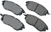 Akebono ACT1078 Proact Ultra Premium Ceramic Disc Brake Pad kit
