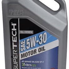 PACK OF 2 - Super Tech Full Synthetic 5W30 Motor Oil, 5 qt