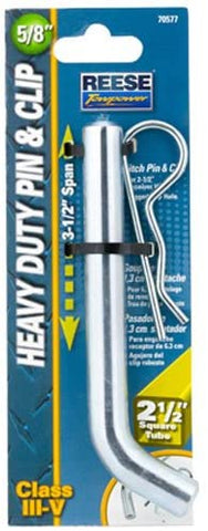 Reese Towpower 7057730 Class III-V Heavy Duty Pin and Clip (5/8