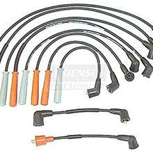 Wire Set 7mm 671-4201 Denso Ignition, Compatible With Nissan Stanza Sedan 2.0L L4 86-89