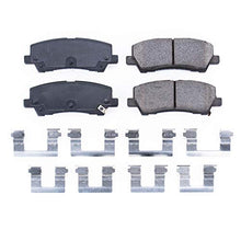 Power Stop 17-1793, Z17 Rear Ceramic Brake Pads with Hardware