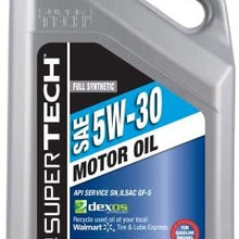 PACK OF 2 - Super Tech Full Synthetic 5W30 Motor Oil, 5 qt