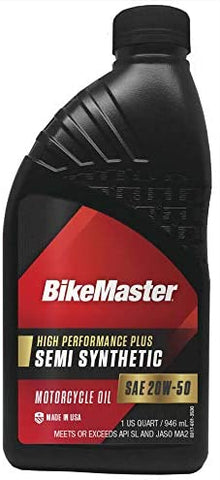 Bikemaster 1 Qtbm Semisyn M/C Oil 20W50 Qt 532319 New