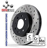StopTech 127.40094CL Drilled and Slotted Brake Rotor (, Left Cryo Sport)
