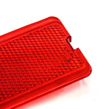 2 Premium Door Reflectors Interior Red Compatible with Ford (1999-2007 SuperDuty F250 F350 F450 F550 Super Duty & 2000-2005 Excursion)