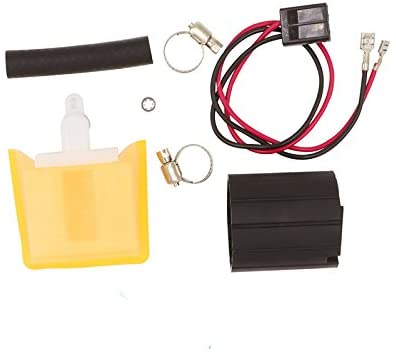 AUTOTOP Electric Fuel Pump Strainer & Connect Wire & Clamps & Gasket & Cover