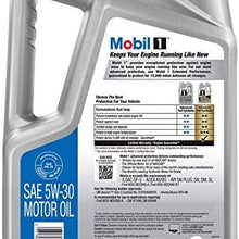 Mobil 1 Advanced Full Synthetic Motor Oil 5W-30, 5-Quart bundle with Mobil 1 M1-108A Extended Performance Oil Filter