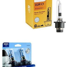 Philips D2R Authentic Xenon HID and CrystalVision ultra Bright White Low Beam and High Beam Bulb Bundle