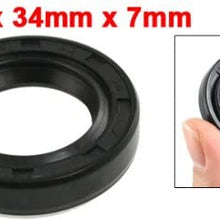 Spring Loaded Metric Rotary Shaft TC Oil Seal Double Lip 22x34x7mm