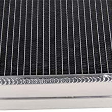 ALLOYWORKS 2 Row-40MM Core All Aluminum Radiator For 2012-2014 YAMAHA GRIZZLY 550 700 YFM550 YFM700